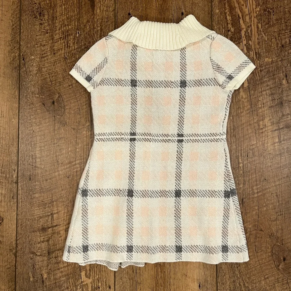 Janie and Jack Baby Girl Pleated Sweater Dress, Size 6-12 months